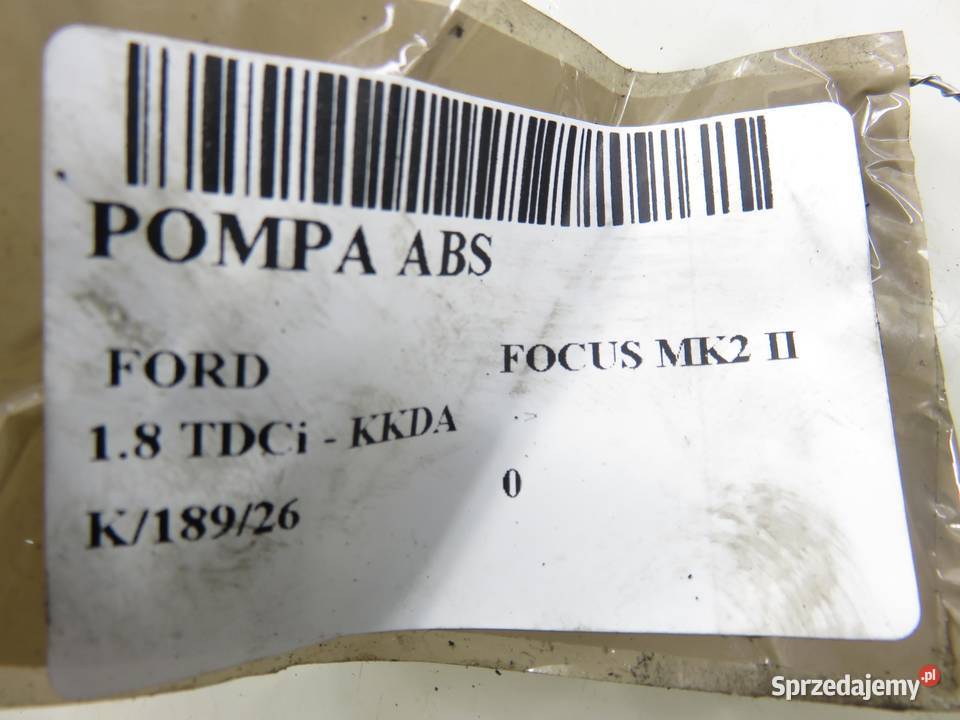 POMPA ABS FORD FOCUS MK2 II 5WK84103 10097001103
