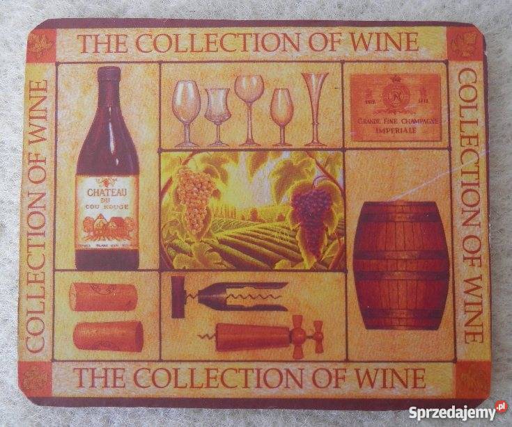 Unikatowe stare podkładki korkowe w drewnianym