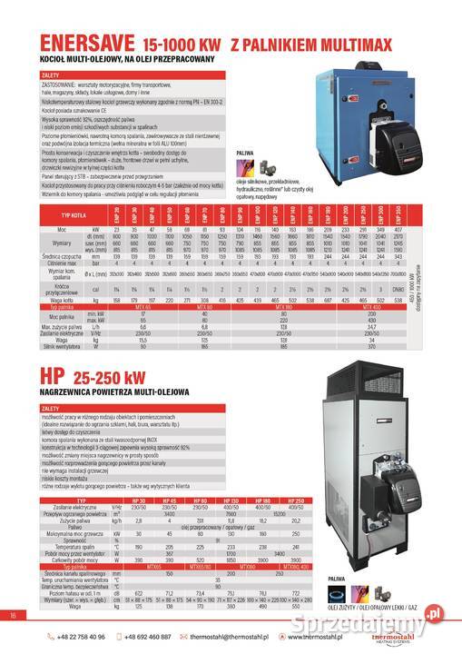 Kocioł na oleje opałowy gaz 30kW zestaw mazowieckie Pruszków