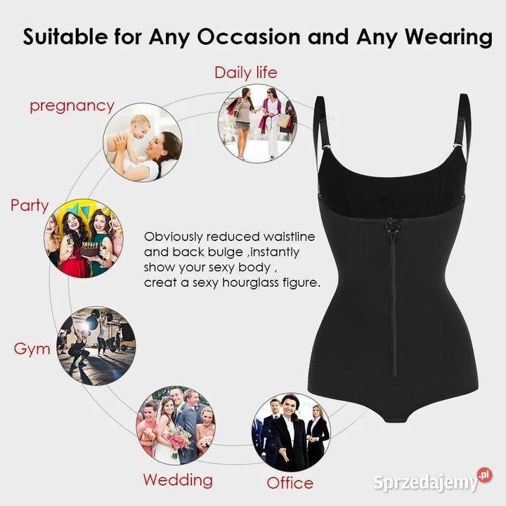 Body modelujące Shaper Bielizna Gorset r L Spodnie Zamość