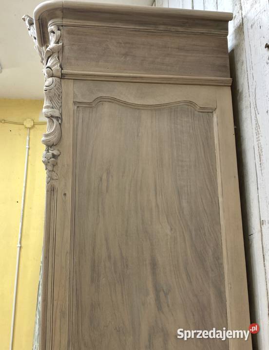 Szafa kremowa LUDWIK XV Francja I pół XX w Antyk 138cm Poznań