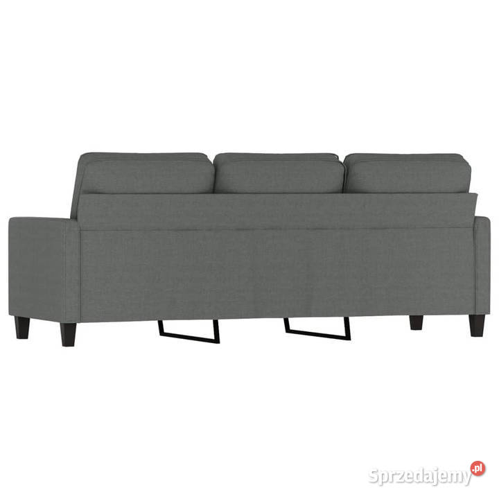 Sofa 3osobowa ciemnoszara 180 tapicerowana Warszawa