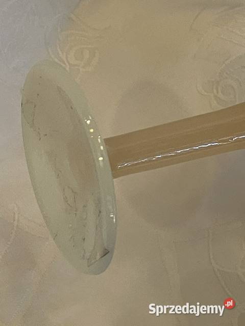 Wazon PRL Krakowski Instytut Szkła falowany Dekoracje i ozdoby