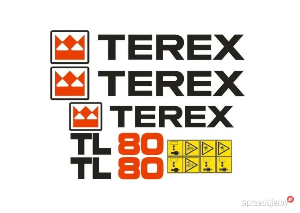 Naklejki oklejenie TEREX TL80 Zamiennik sprzedam