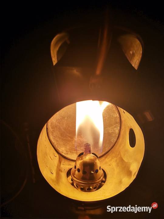 Stara lampa kolejowa na nafte Art Deco Kraków