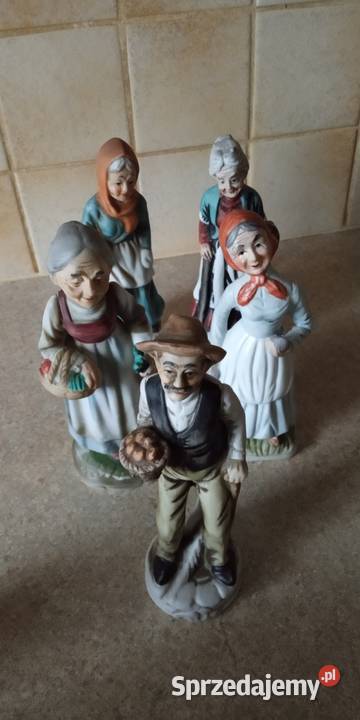 vintage figurki Old People sprzedam