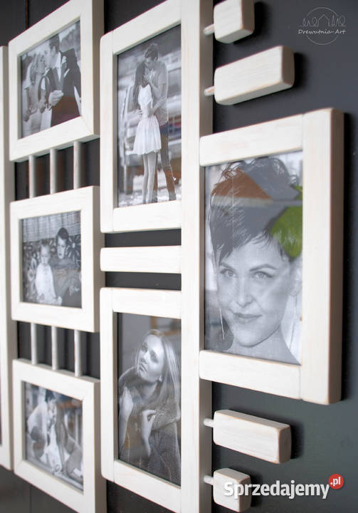 Galeria Multirama z drewna Ramka na zdjęcia Foto