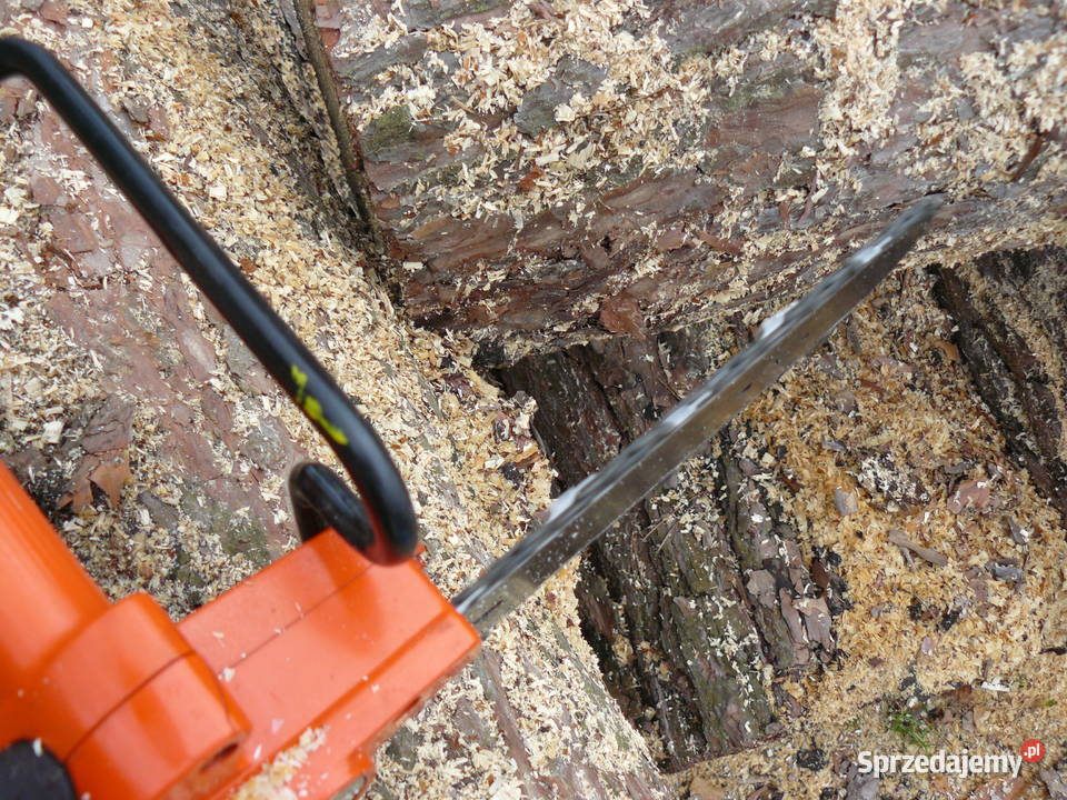 Pilarka podręczna łańcuch działka ogrod opał