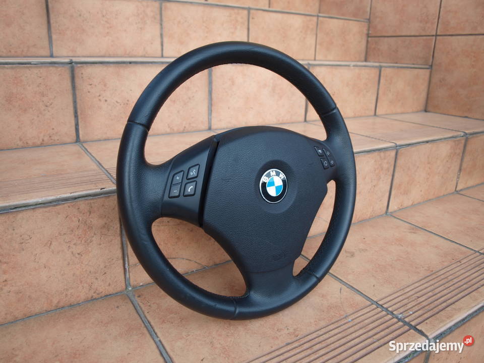 BMW 3 E90 E91 kierownica skórzana airbag 2005