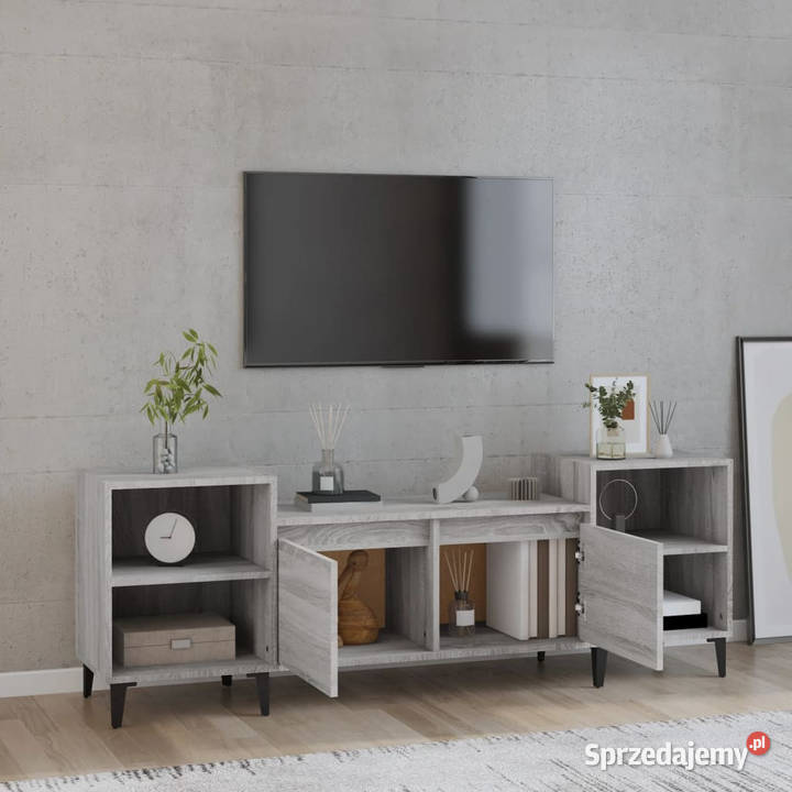 Szafka pod telewizor szary dąb sonoma 160x35x55 Warszawa