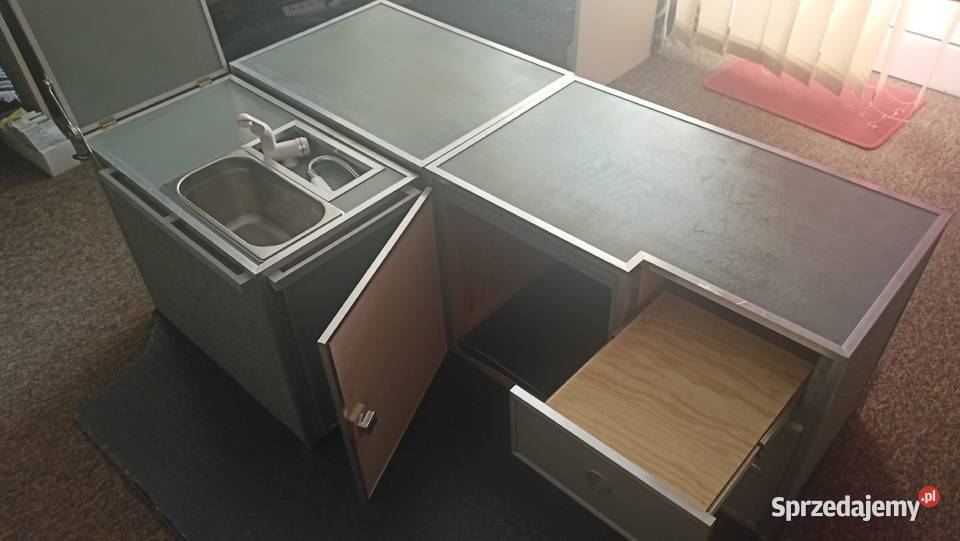 Zabudowa kamperowa CamperBox Lite drewno
