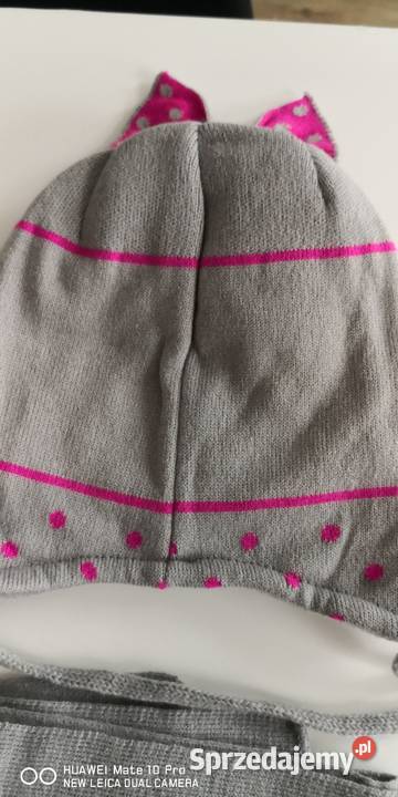 Czapka z szalikiem dziewczynki Piotrków Trybunalski sprzedam