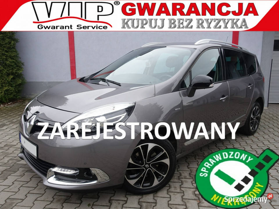 Renault Grand Scenic 1,2i Navi Ledy Alu Klimatronik Półskóra FullSerwis AS…