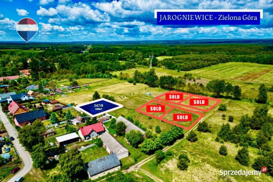Na sprzedaż działka 3479 Nowe MiastoZielona Góra Jarogniewice