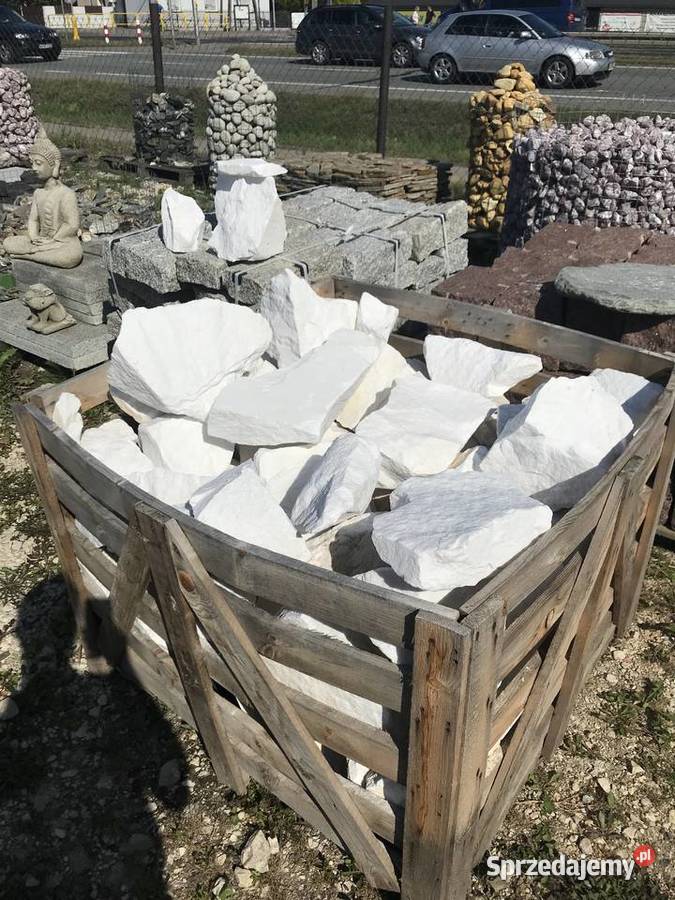 SKAŁA ŚNIEŻNOBIAŁA THASSOS Kamień do Ogrodu mazowieckie Warszawa