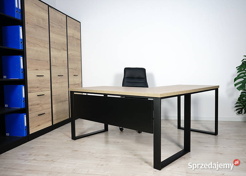 Biurko narożne lewe blenda Dąb Brunico 160 lubelskie Biłgoraj