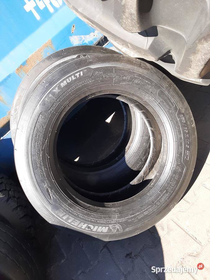 2x Opona używana ciężarowa 20565R175 MICHELIN Zaścianki