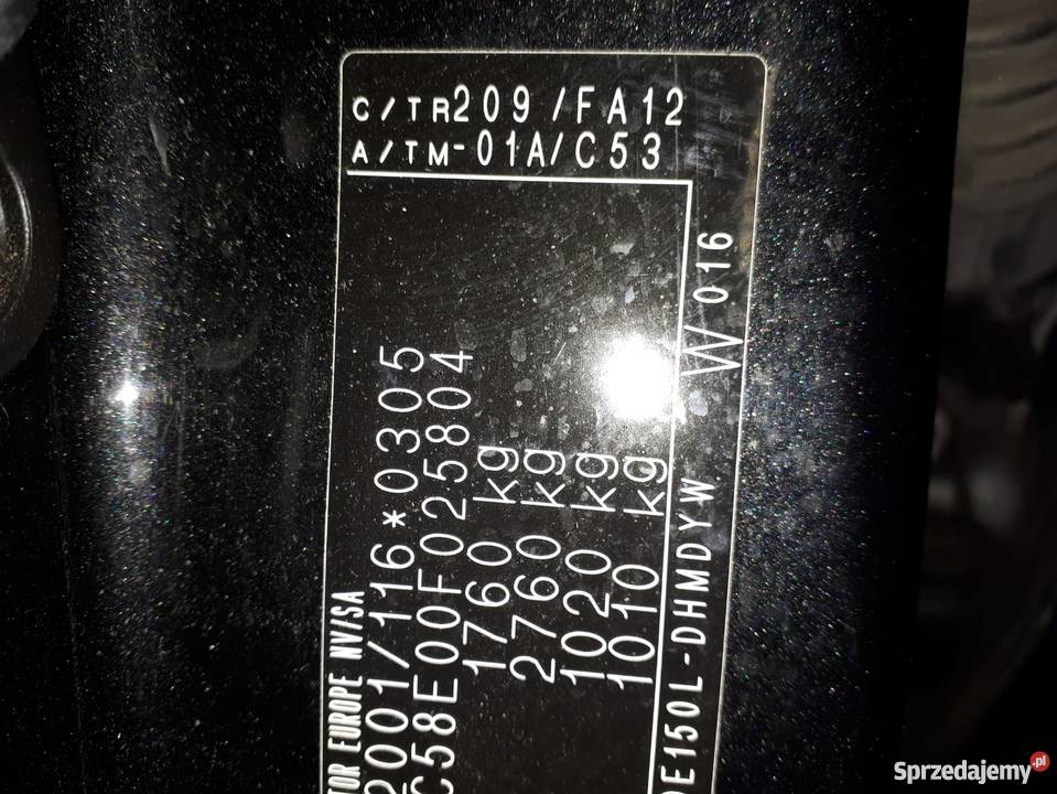 TOYOTA AURIS NA CZESCI 4/5 Kęty