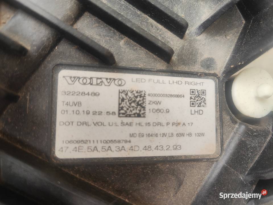 Volvo XC60 USA prawa ful LED sprzedam