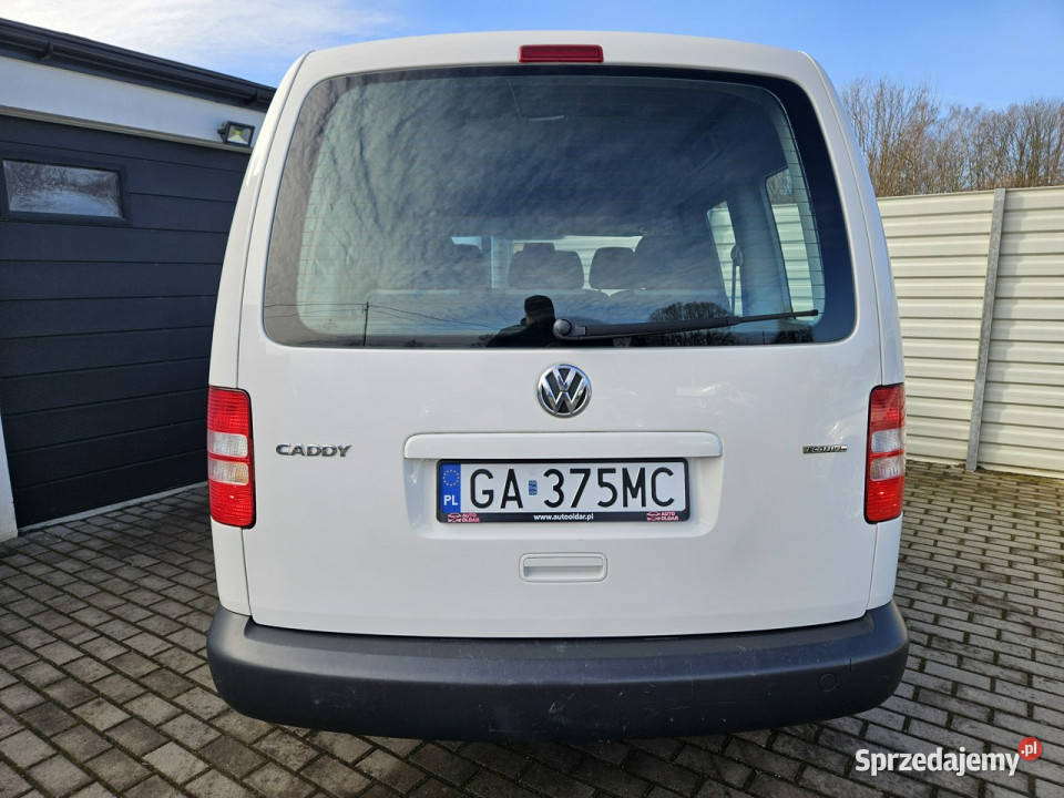 Volkswagen Caddy 20 MPi 109 benzyna NOWY GAZ LPG światła do jazdy dziennej Gdynia