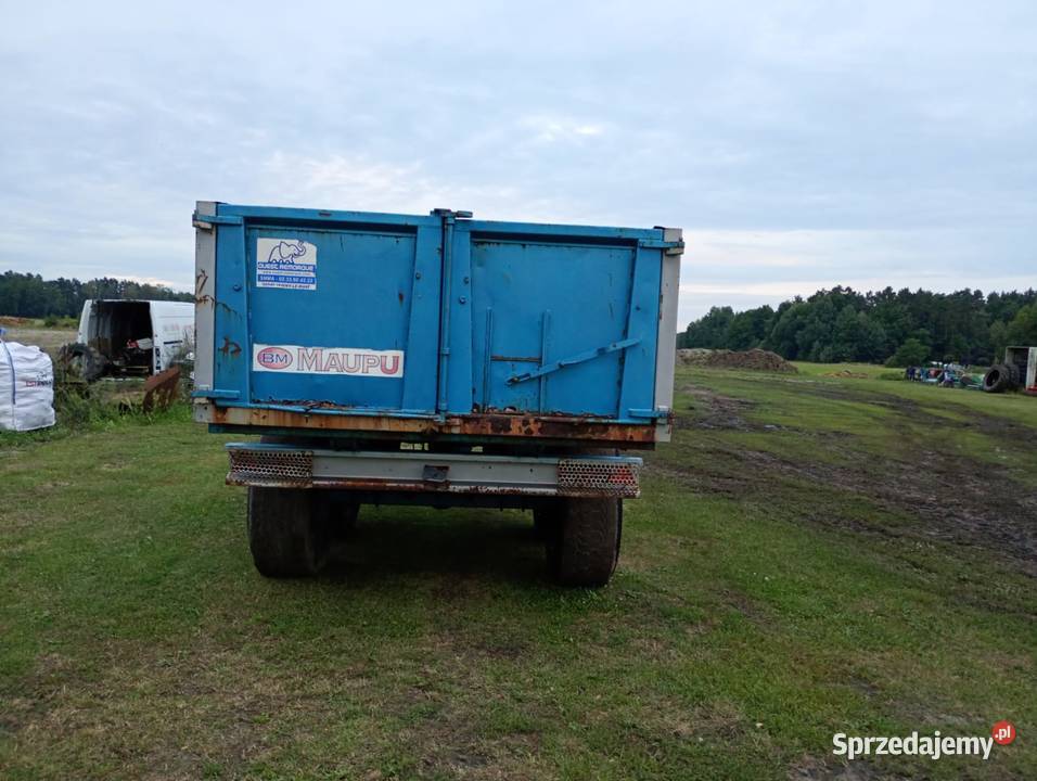 PRZYCZEPA SKORUPA MAUPU tandem RESOR 11TON