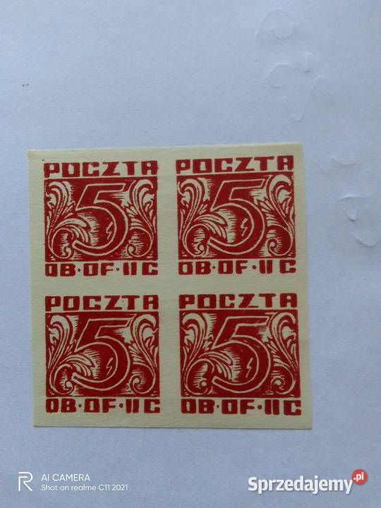 Znaczki Poczta Obozowa Zabierzów