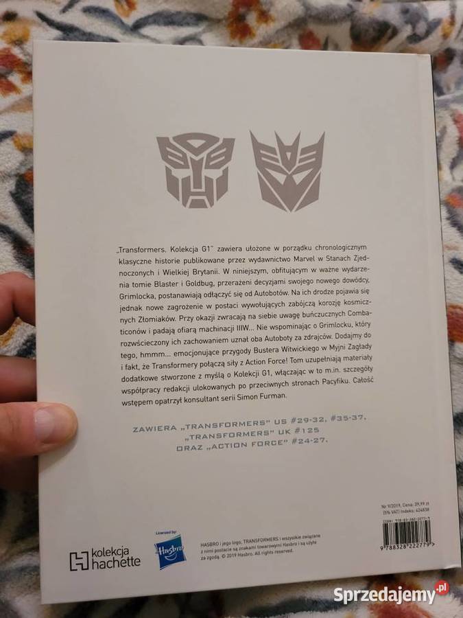 Transformers Kolekcja G1 tom 9 kredowy papier  Kultura i Rozrywka Gdynia sprzedam
