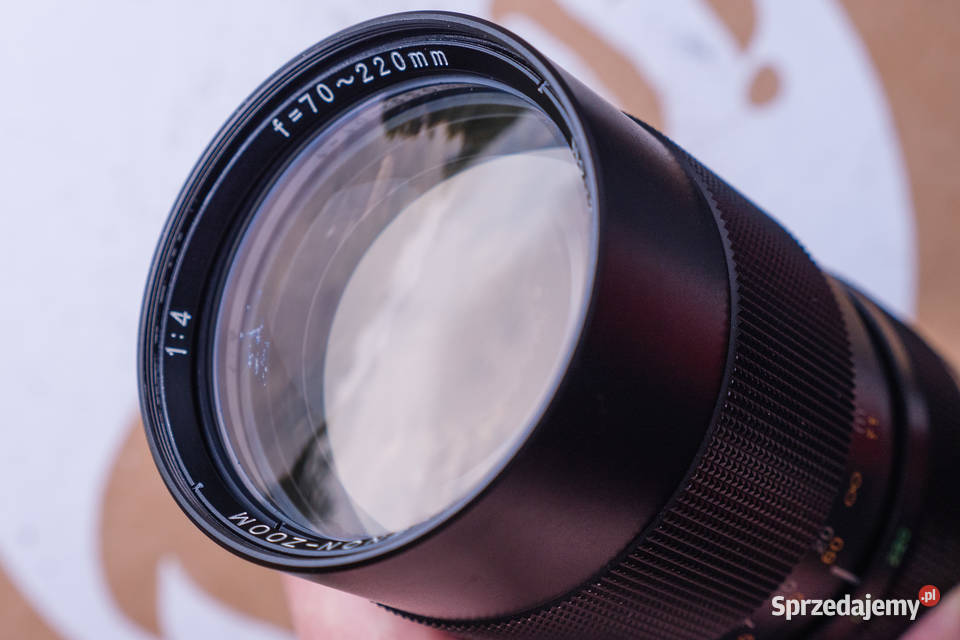 Teleobiektyw Revuenon Zoom 70220mm f4 M42 Japan Obiektywy Szramowo sprzedam
