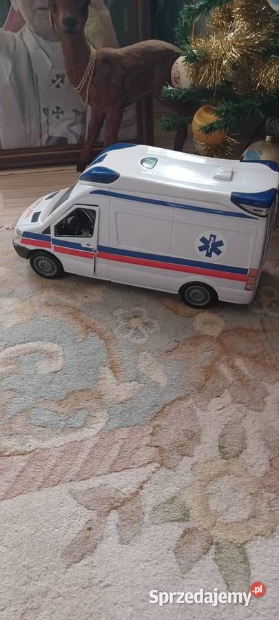 plastikowy Ambulans DICKIE TOYS Germany dl 34 Poznań