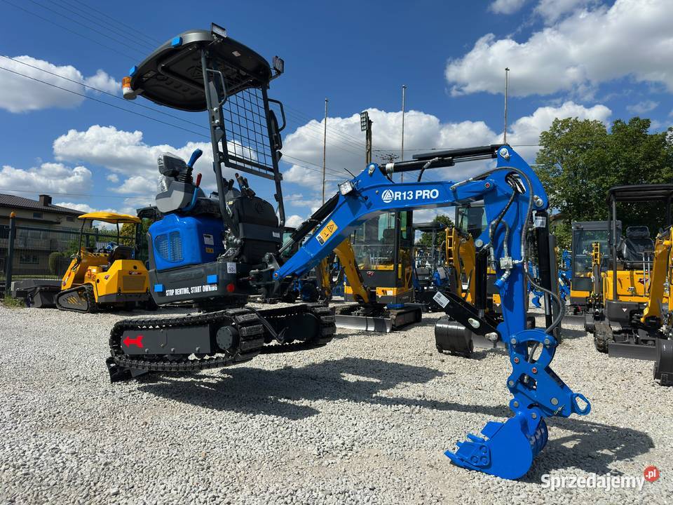 Nowa Minikoparka RIPPA R13 PRO Kubota 13 Tony Lublin