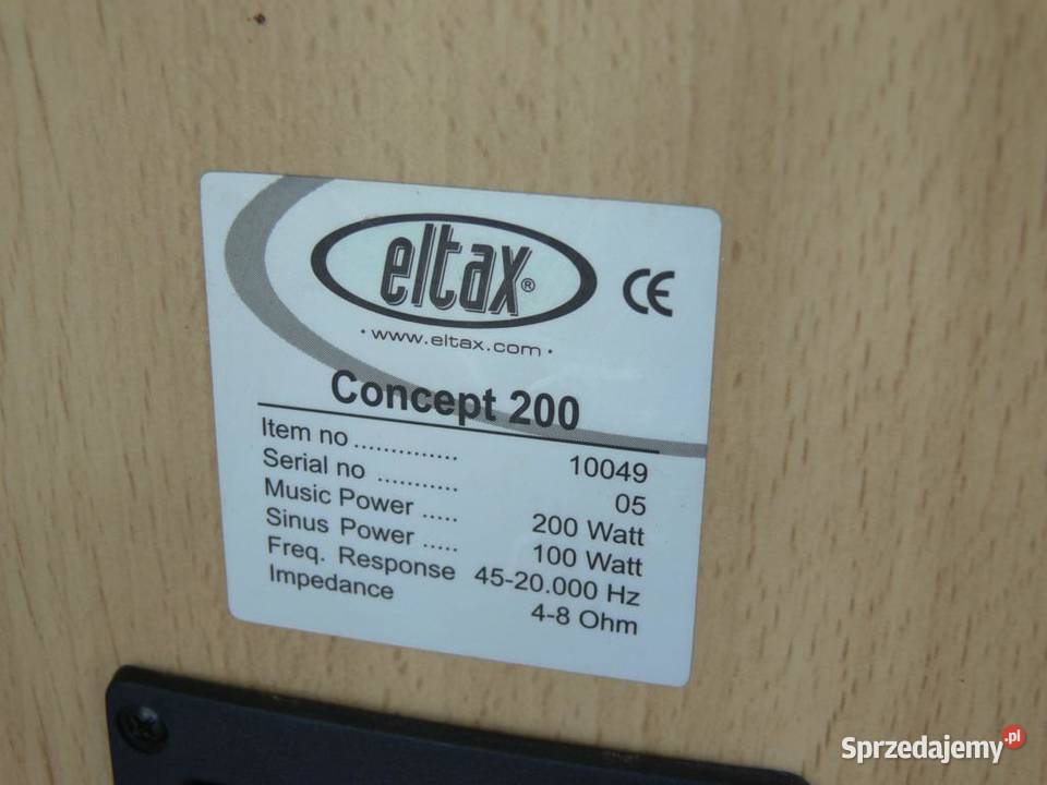 Duńskie kolumny Eltax 2 x 200 wat WYSYŁKA Jasło