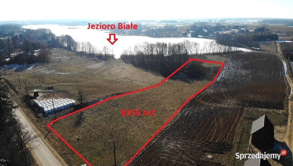Działka jeziorem Daniłowce podlaskie