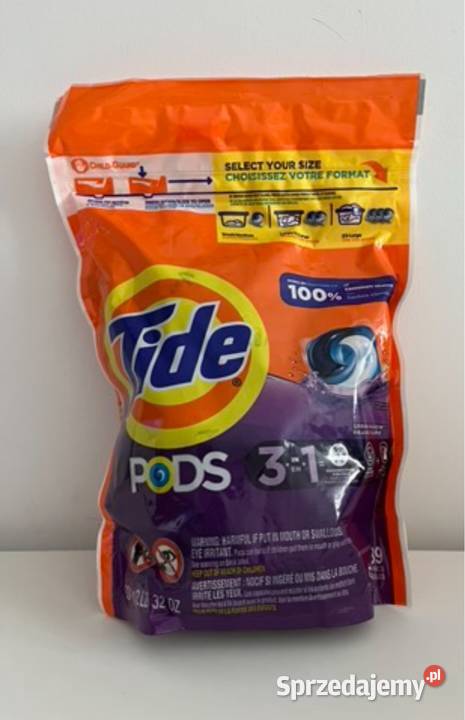 Tide PODS 3in1 39 kapsułek wielkopolskie Poznań sprzedam