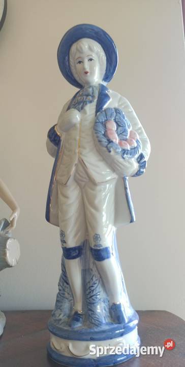 Figurka młodzieńca z koszykiem owoców Gdańsk sprzedam