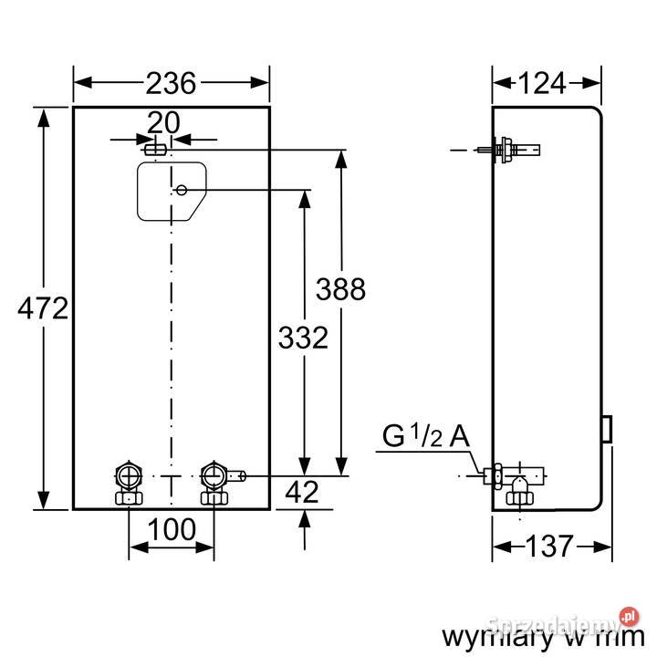 Podgrzewacz przepływowy wody Siemens DH 24400 zachodniopomorskie Stargard