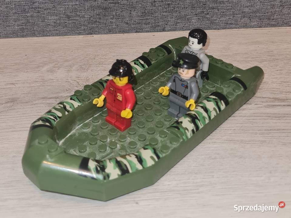 Łódka wojskowa ponton bojowy Lego figurki Łódź