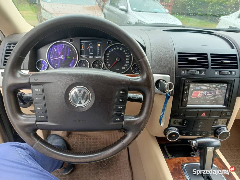Volkswagen Touareg 30 V6 TDI DPF Perfect Tiptr elektrochrom. lusterka boczne Touareg śląskie Dąbrowa Górnicza