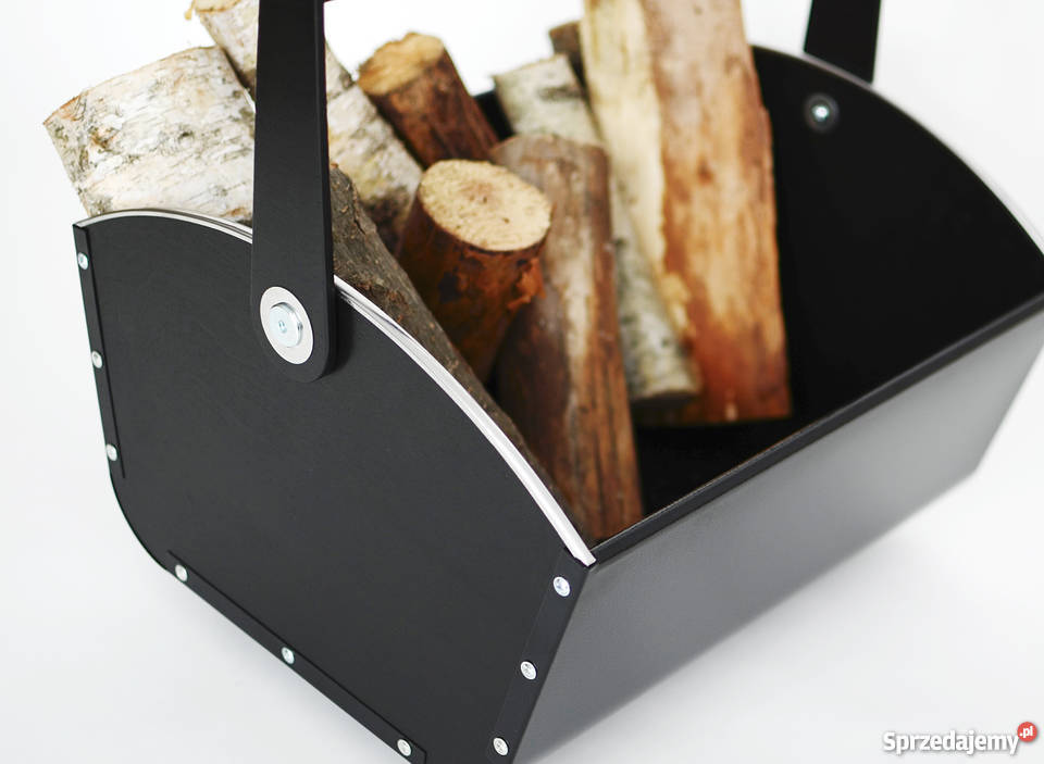 Kosz koszyk na drewno do kominka różne kolory