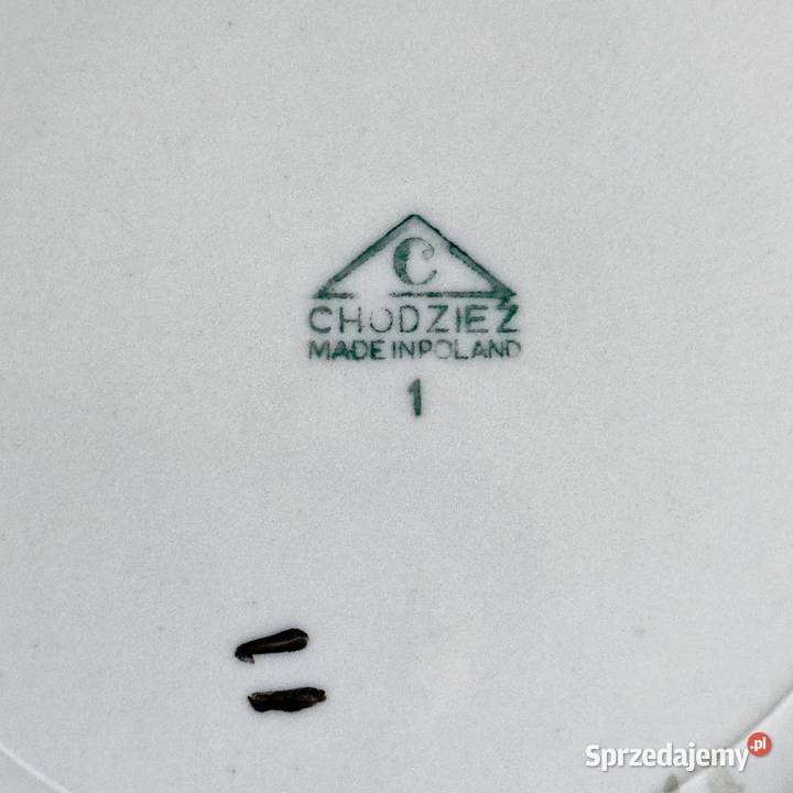 Talerz deserowy Chodzież kaczka dziwaczka PRL