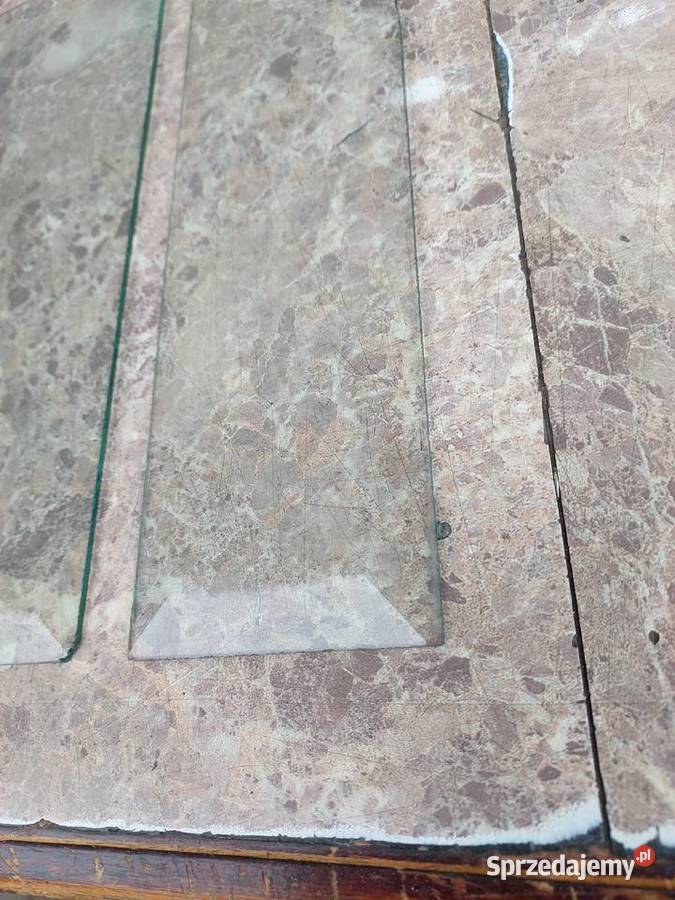 Szkła fazowane wypełnienie frontu starego zegara Tczew