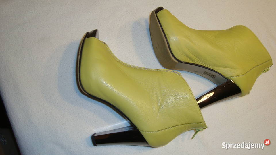 Botki letnie na obcasie 36 inna Czółenka Warszawa