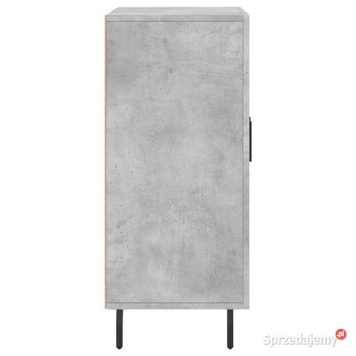 Szafka szarość betonu 90x34x80 materiał