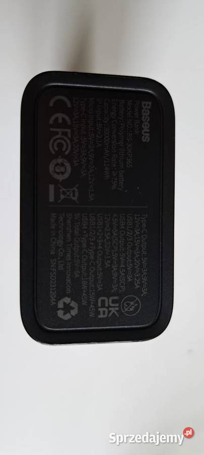 powerbank Baseus 65W 30000mAh Warszawa sprzedam