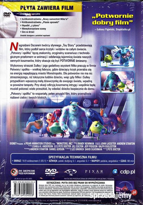 POTWORY I SPÓŁKA UNIWERSYTET POTWORNY PAKIET 2 Kalisz