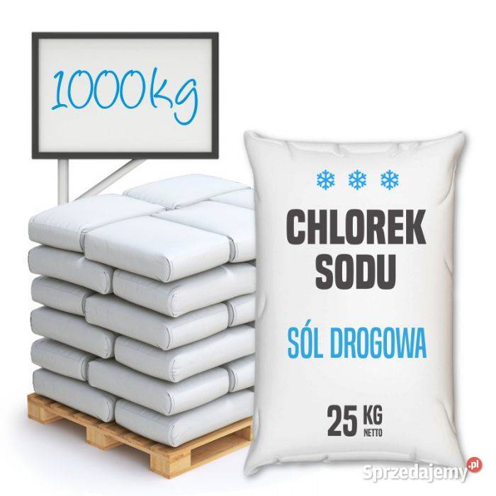 Sól drogowa chlorek sodu 1000 wysyłka kurierem dolnośląskie