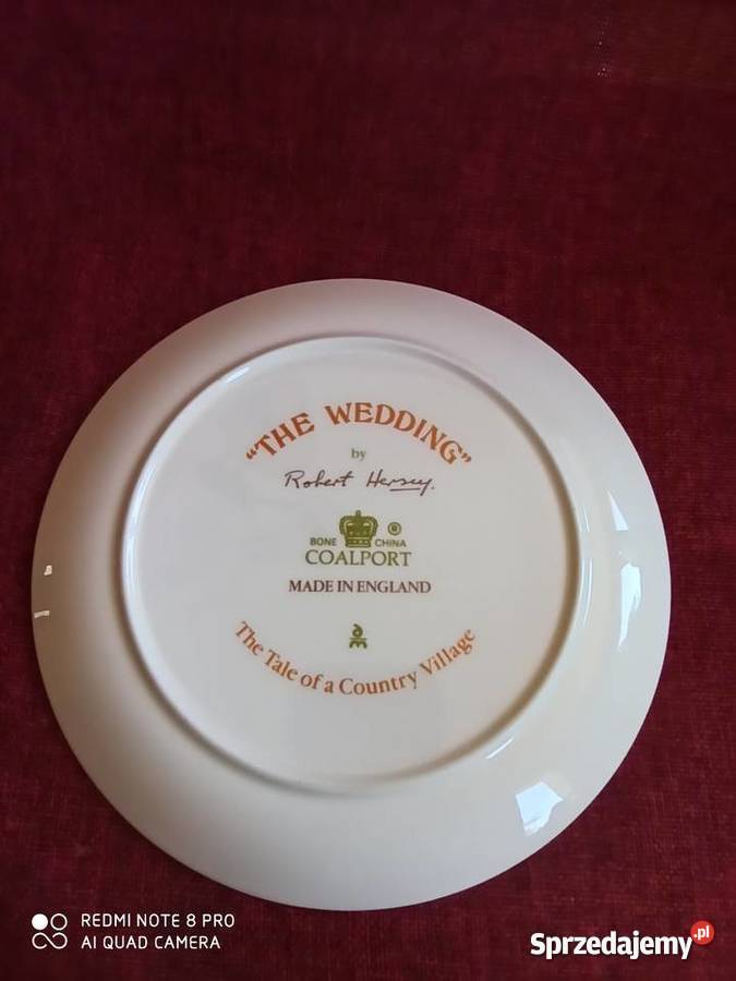 Bajkowy Talerz Coalport Żniwa Robert Hersey Gdańsk