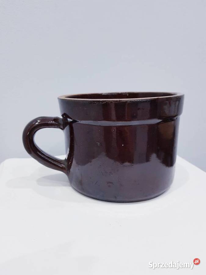 Stary kamionkowy garnek z prlu Dąbrowa Górnicza