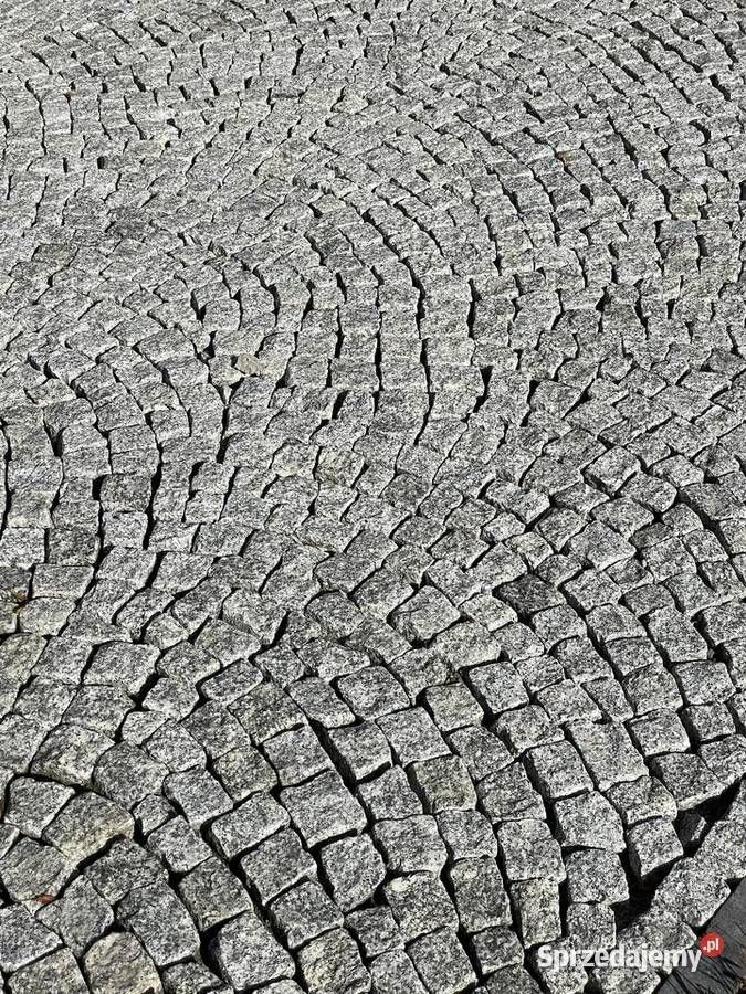 KOSTKA GRANITOWA Szary Granit Brukowa Bruk Warszawa