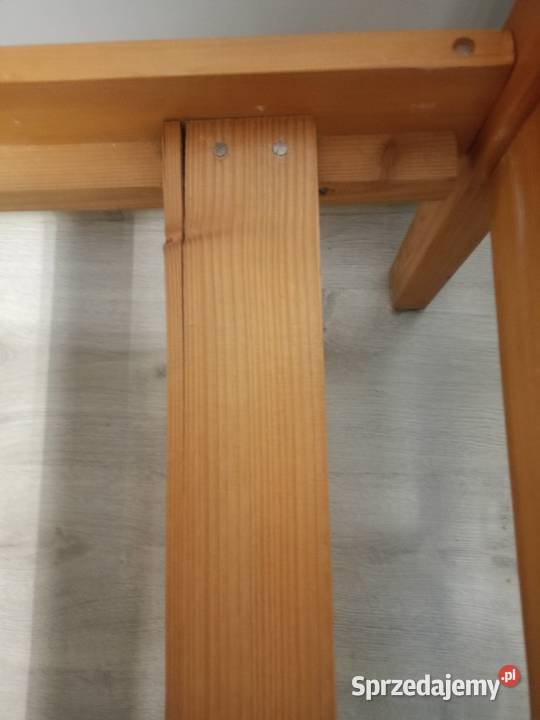 Łóżko drewniane pojedyncze bez materaca Bochnia