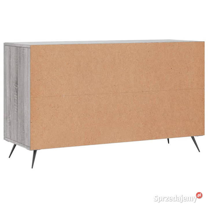 Komoda szary dąb sonoma 100x36x60 materiał Warszawa